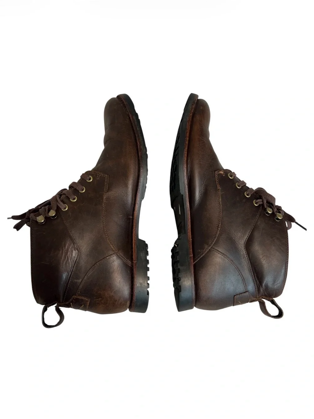 Timberland Men’s Brown Leather Chukka Lace Up Boots Size 10.5